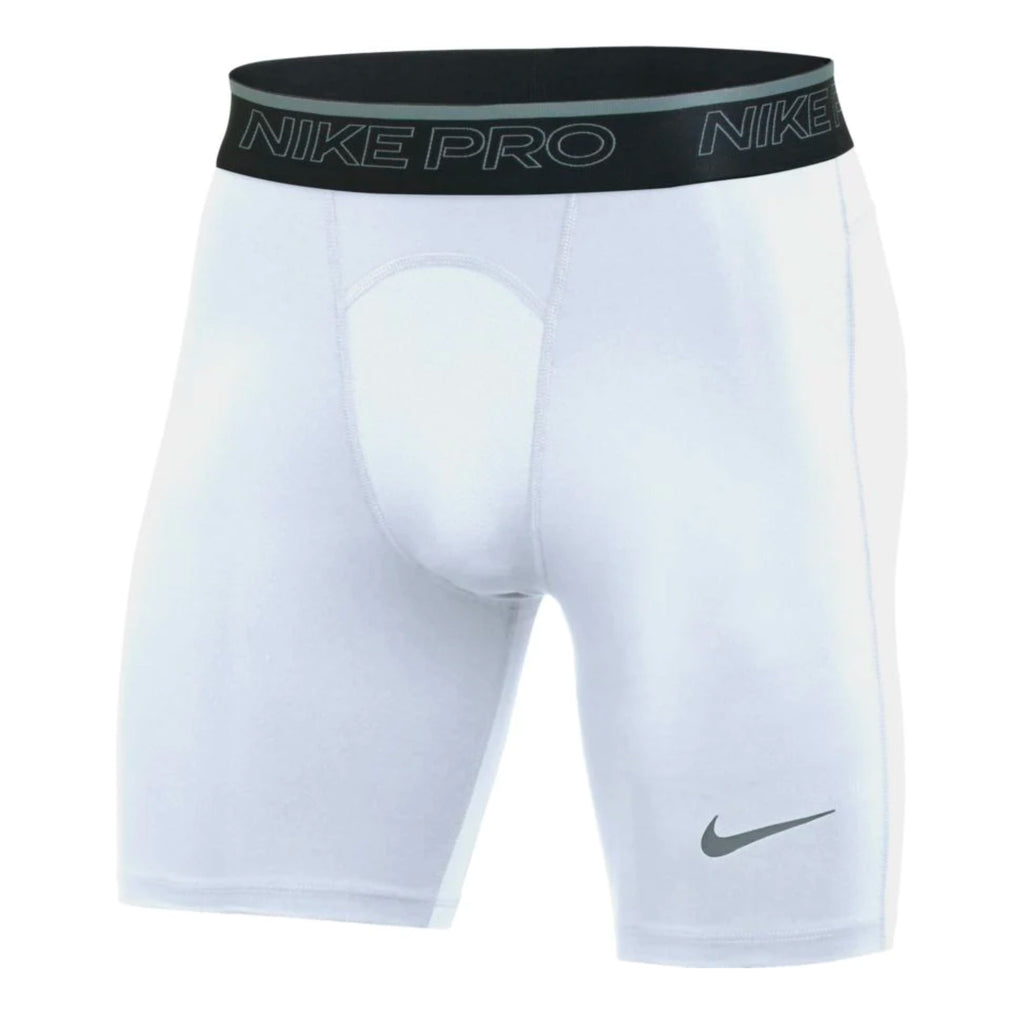 Nike Men's Pro Tight Shorts White/Black Front