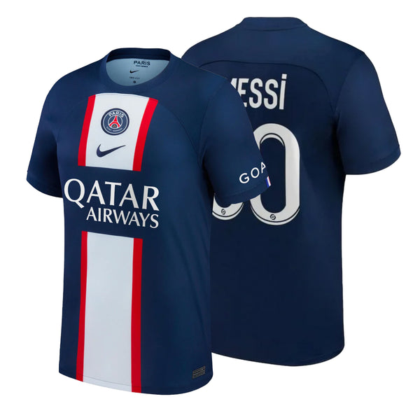 Nike PSG Men's Home Stadium 2022/23 Soccer Jersey w/ Messi #30
