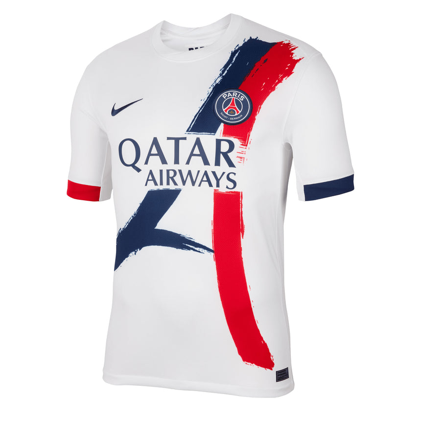 Nike Men's PSG 2024/25 Away Jersey White/Navy Front