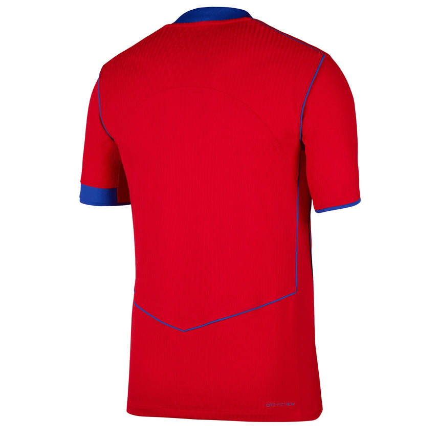 Nike Men's PSG 2025/26 Dri-Fit ADV Third Jersey Global Red/Hyper Royal. Back