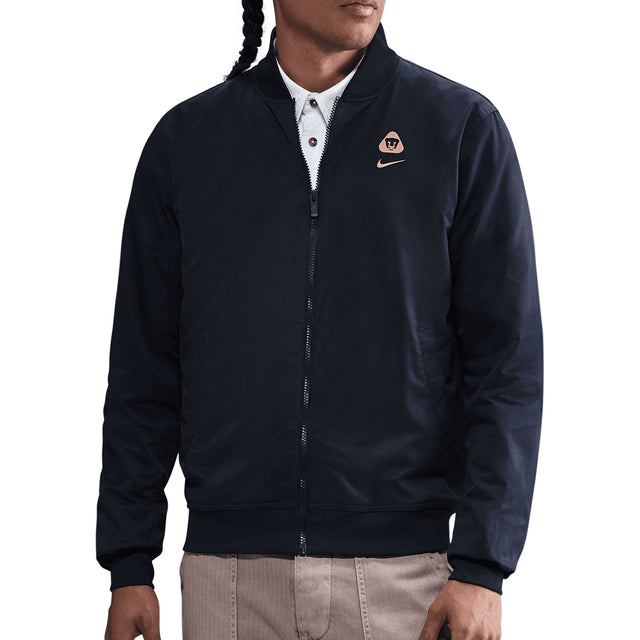 Nike Men's Pumas UNAM Woven Bomber Jacket Navy Front