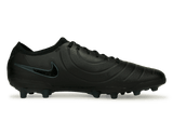 Nike Men's Tiempo Legend 10 Elite AG Pro Black/Deep Jungle Side