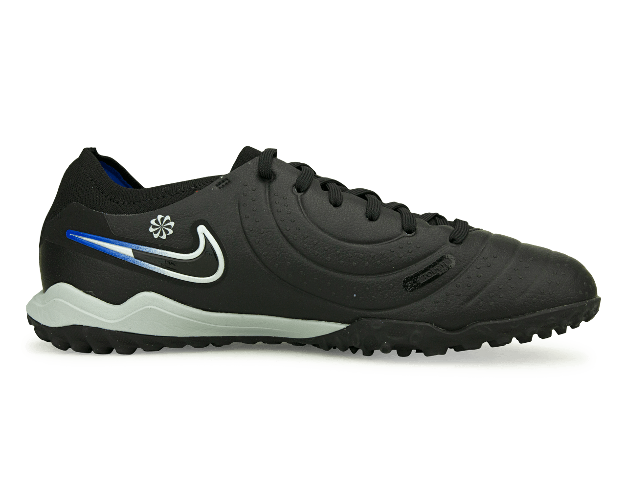 Nike Men's Tiempo Legend 10 Pro TF Black/Blue Side