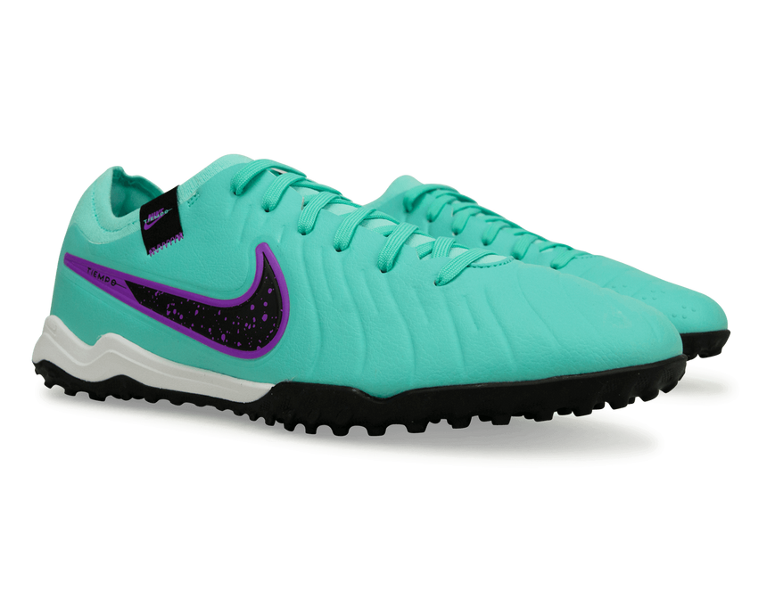 Nike Men's Tiempo Legend 10 Pro TF Turquoise/Black/Purple – Azteca