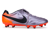 Nike Men's Tiempo Ligera Pro FG Bleached Lilac/Black/Orange