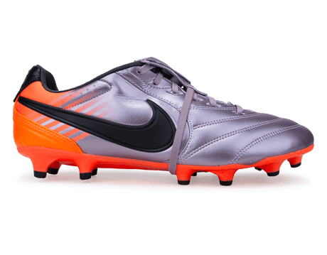 Nike Men's Tiempo Ligera Pro FG Bleached Lilac/Black/Orange