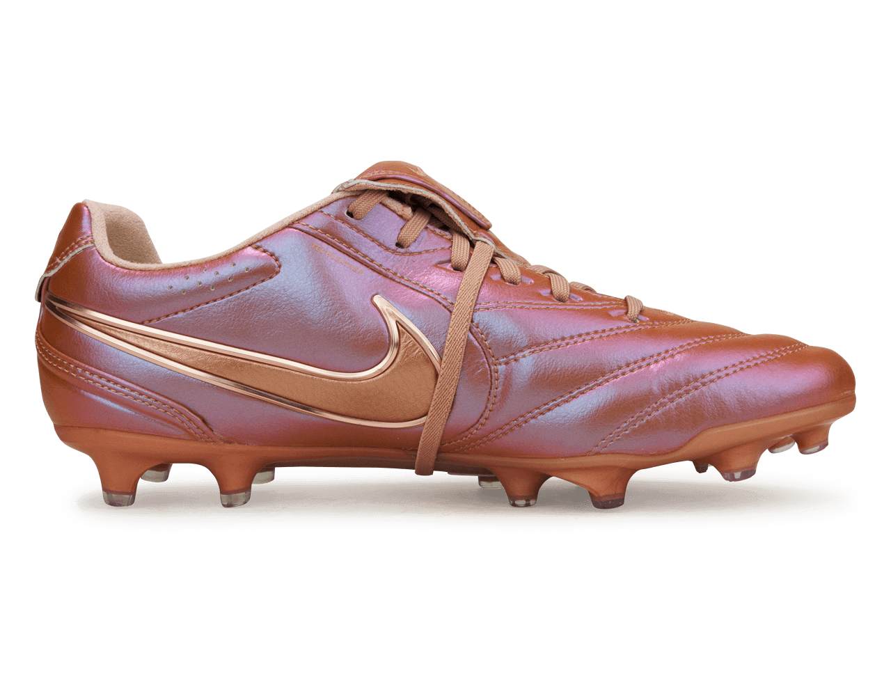 Nike Men's Tiempo Ligera Pro FG LE Red Bronze/Rose Gold Sole