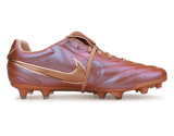 Nike Men's Tiempo Ligera Pro FG LE Red Bronze/Rose Gold Sole