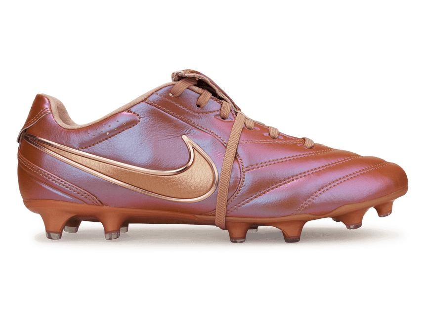 Nike Men's Tiempo Ligera Pro FG LE Red Bronze/Rose Gold