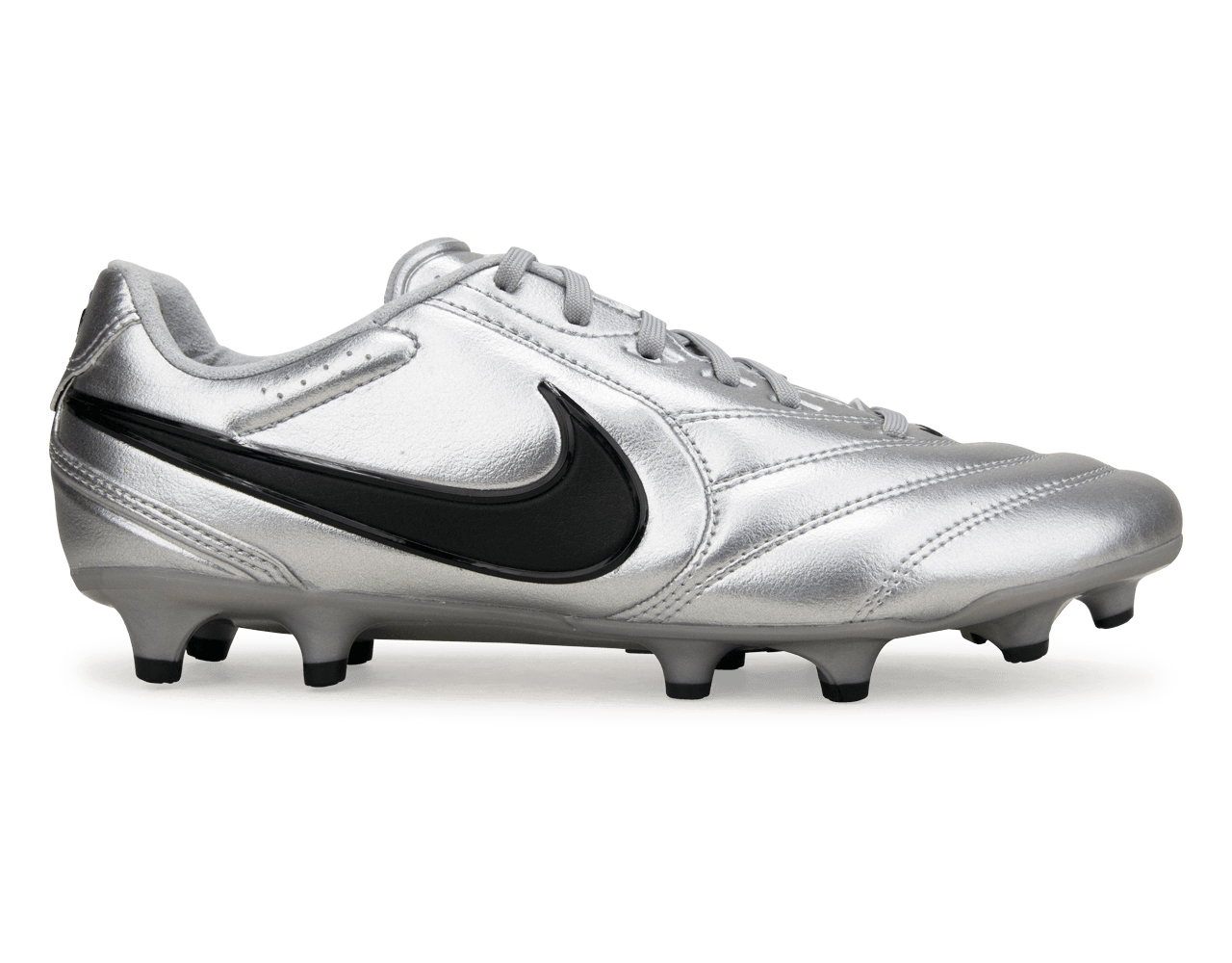 シューズ Nike Tiempo FG 25.5 Nike Men's Tiempo Ligera Pro FG Soccer Cleats Metallic Silver