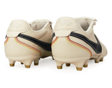 Nike Men Tiempo Ligera Pro FG Soccer Cleats in Pearl White Heel
