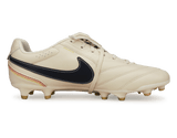 Nike Men Tiempo Ligera Pro FG Soccer Cleats in Pearl White Side
