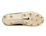 Nike Men Tiempo Ligera Pro FG Soccer Cleats in Pearl White Soleplate