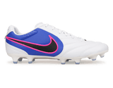 Nike Men's Tiempo Ligera Pro FG White/Race Blue