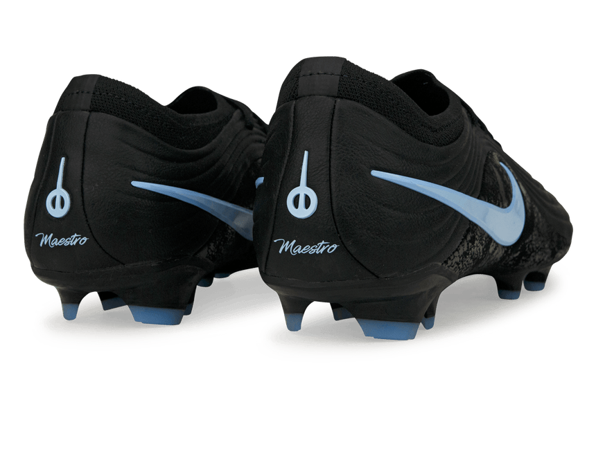 Nike Men's Tiempo Maestro Elite FG Black/Ice Blue Rear