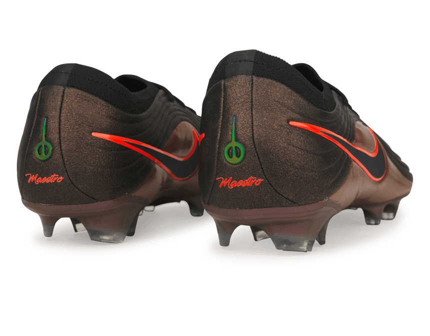 Nike Men's Tiempo Maestro Elite FG LV8 Black/Laser Orange Rear