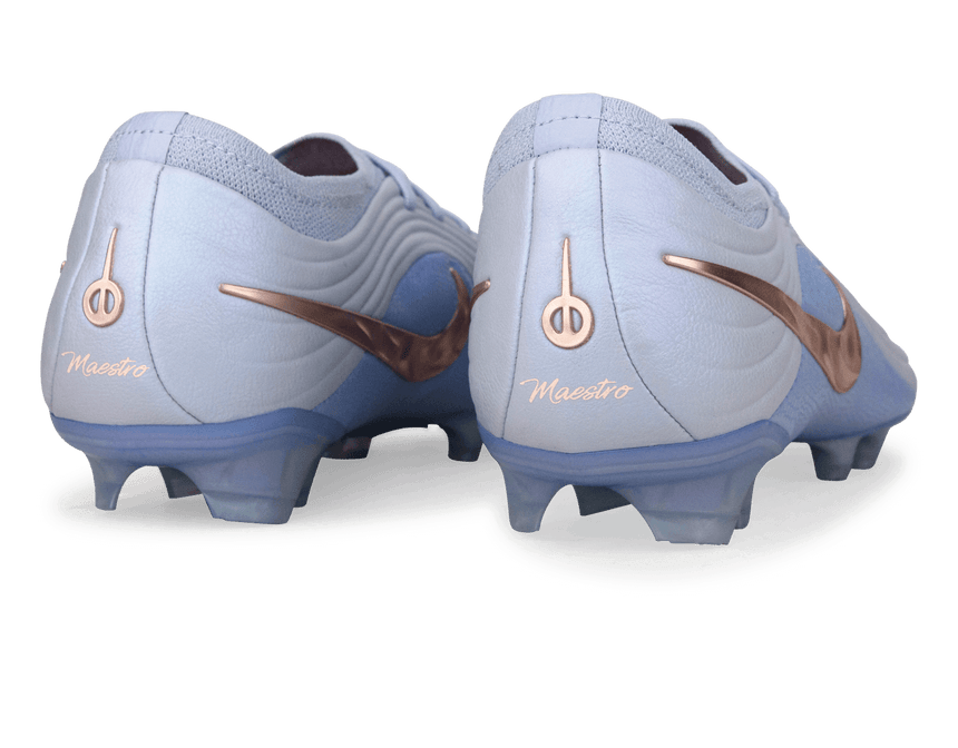Nike Men's Tiempo Maestro Elite FG Soccer Cleats LV8 Ghost/Crimson Tint Heel