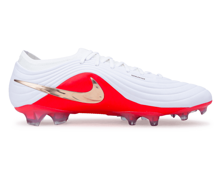 Nike Men's Tiempo Maestro Elite FG White/Bright Crimson Side