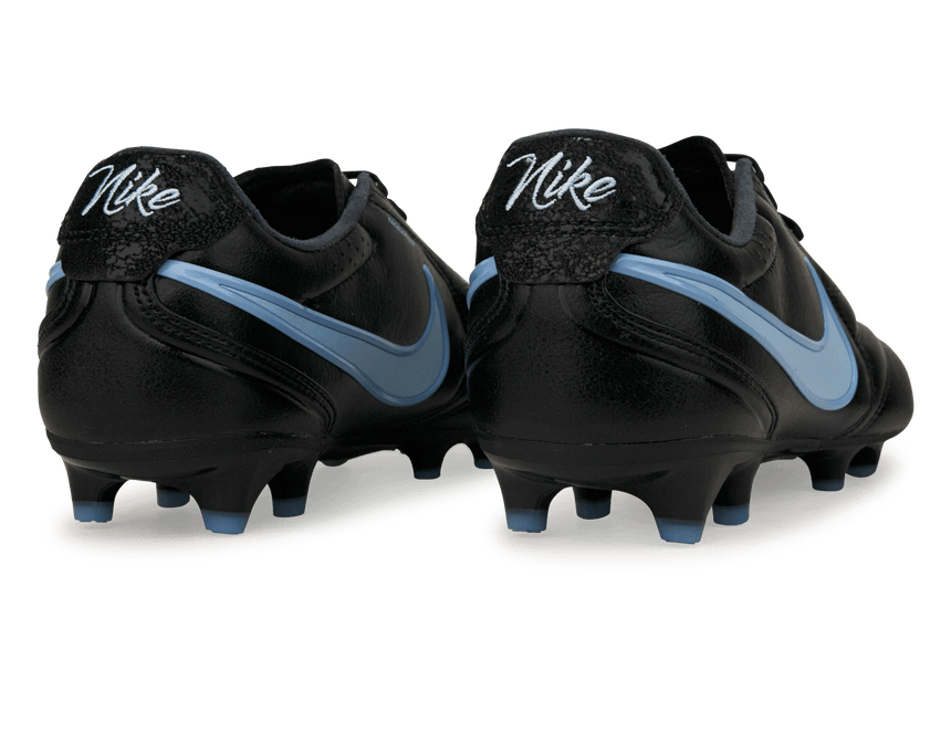 Nike Men's Tiempo Ligera Pro FG Black/Ice Blue Rear