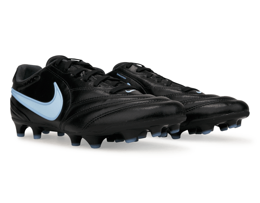Nike Men's Tiempo Ligera Pro FG Black/Ice Blue Together