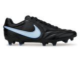 Nike Men's Tiempo Ligera Pro FG Black/Ice Blue