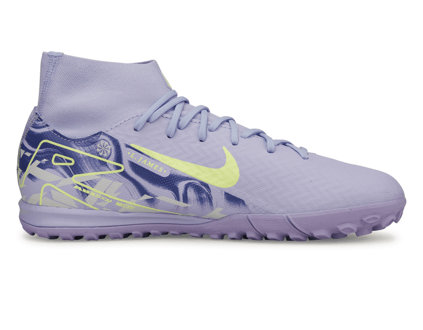 Nike Men's United Mercurial Superfly 10 Academy TF Purple Agate/Barely Volt Side