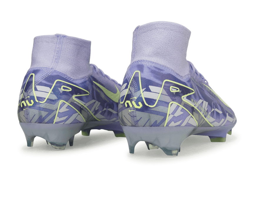 Nike Men's United Mercurial Superfly Elite FG Purple Agate/Barely Volt Rear