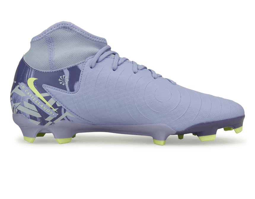 Nike Men's United Phantom Luna II Academy FG/MG Purple Agate/Barely Volt Side