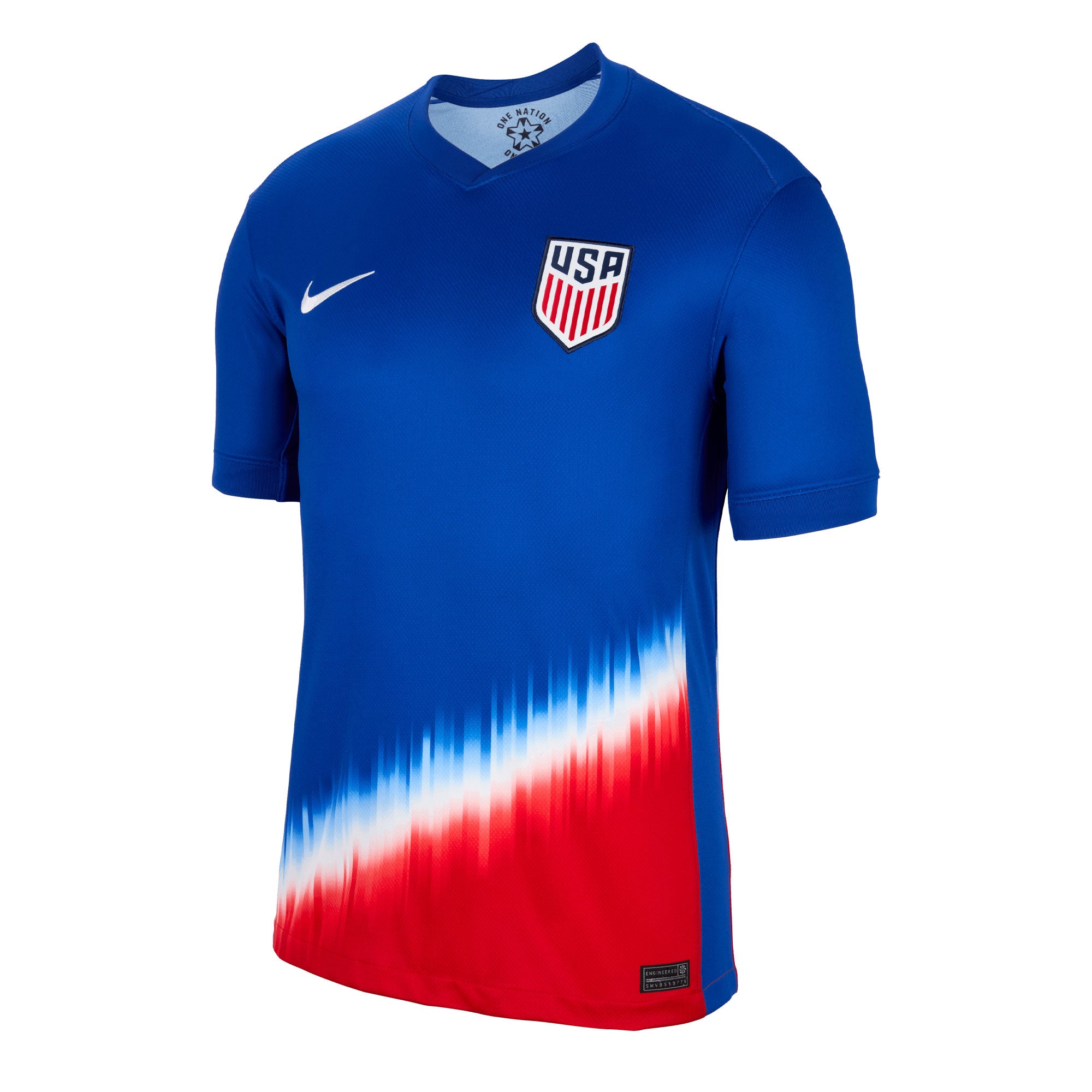 Nike Mens Usa 202425 Away Jersey Bluered Azteca Soccer