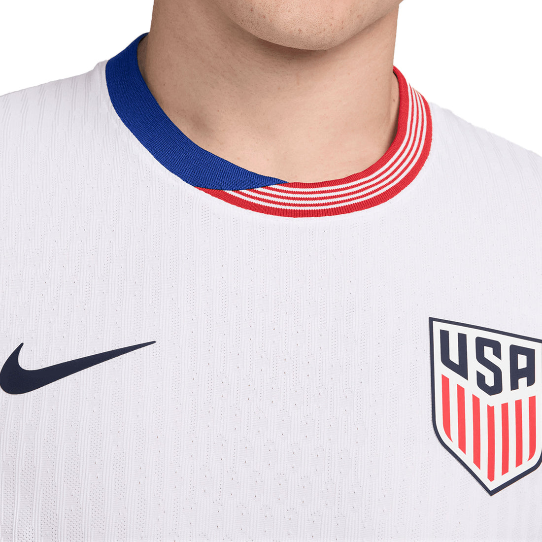 Nike Mens Usa 202425 Dri Fit Adv Home Jersey White Azteca Soccer