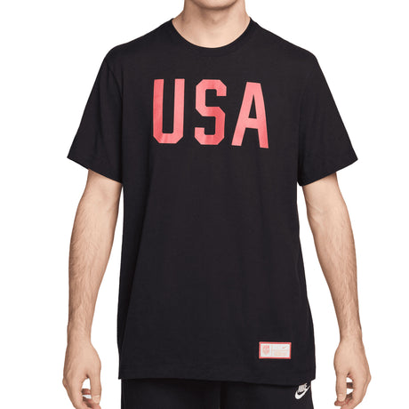 Nike Men's USA 2024/25 Tee Black Front