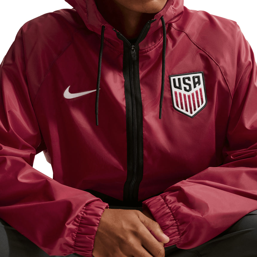 Nike Men's USA Dri-Fit Anthem Jacket Red/Sail Crest