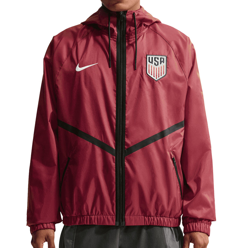 Nike Men's USA Dri-Fit Anthem Jacket Red/Sail Front