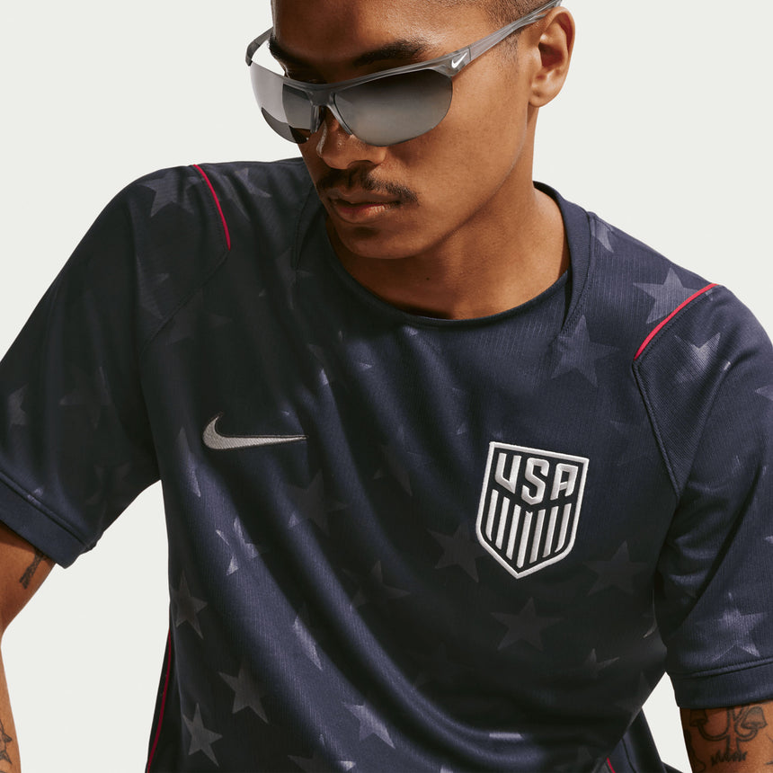 Nike Men's USA World Cup 2026 Away Jersey Dark Obsidian Neck