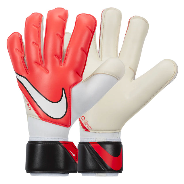 Nike Men's Vapor Grip 3 Goalkeeper White/Red Both