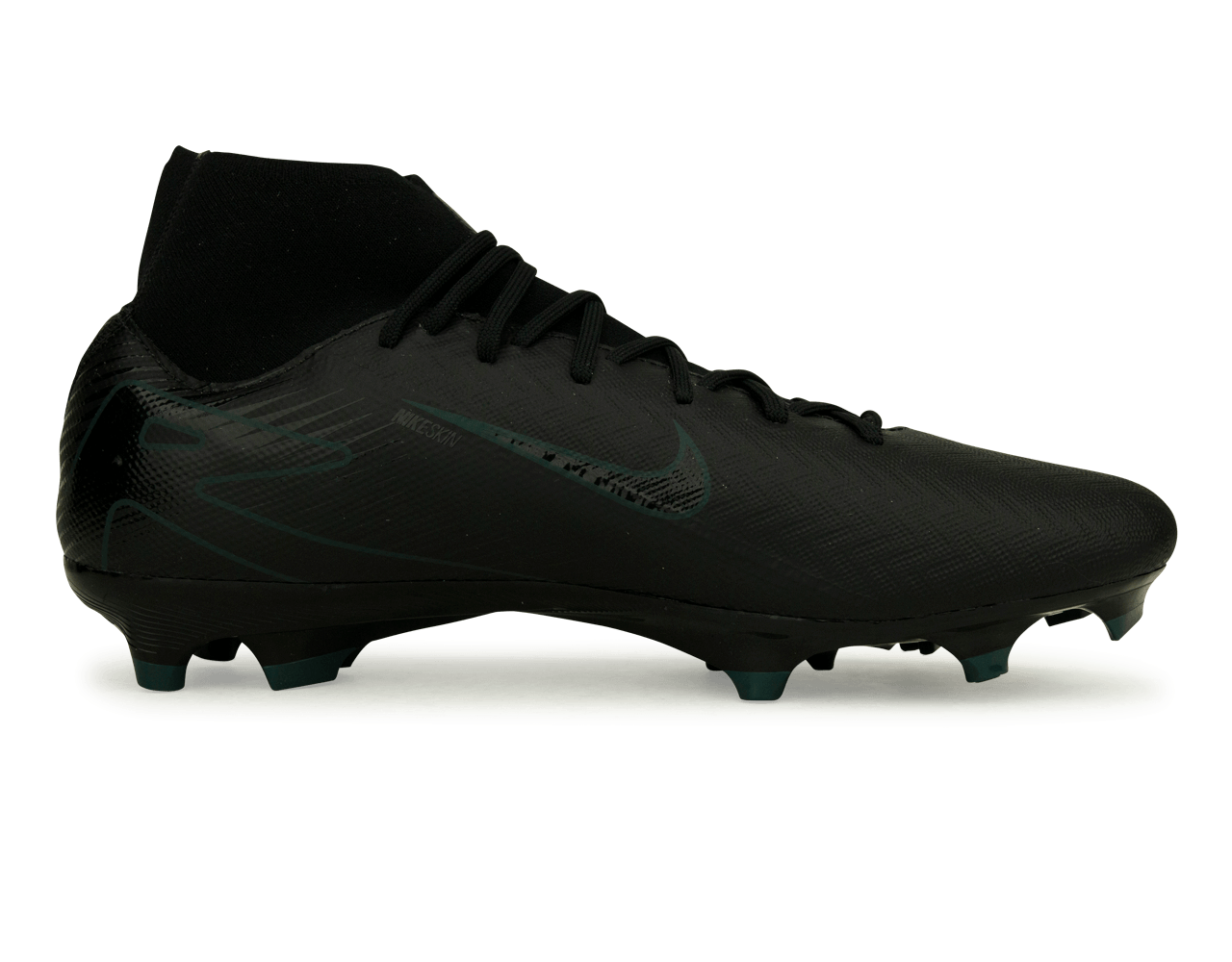 New Nike Zoom Superfly 10 Academy FG/MG Black Deep Jungle Men\'s 7 Women\'s 8.5‎ Mercurial Superfly 10 Academy FG [Black/Deep Jungle Green  main image 2