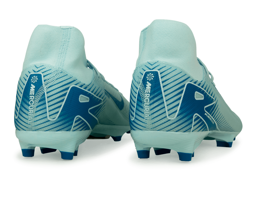 Nike Men's Zoom Mercurial Superfly 10 Academy FG/MG Glacier Blue/Blue Orbit Rear