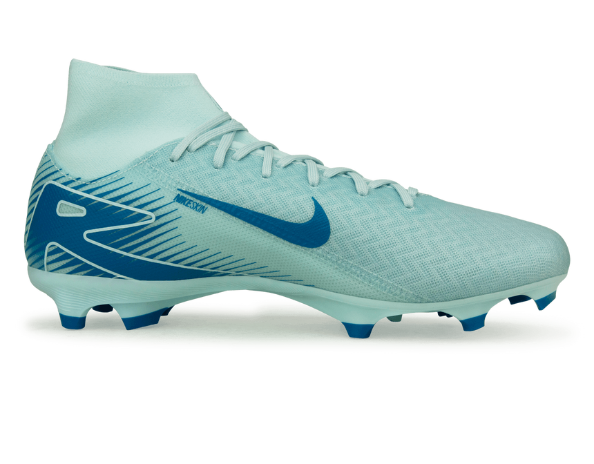 Nike Men's Zoom Mercurial Superfly 10 Academy FG/MG Glacier Blue/Blue Orbit Side