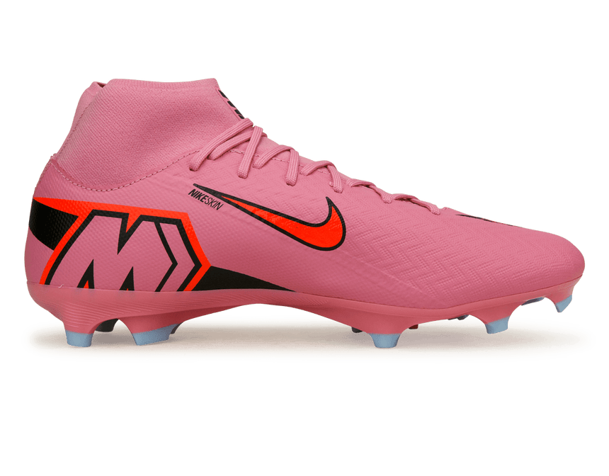 Nike Men's Zoom Mercurial Superfly 10 Academy FG/MG Magic Flamingo/Black Side