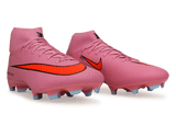 Nike Men's Zoom Mercurial Superfly 10 Academy FG/MG Magic Flamingo/Black Together