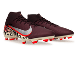 Nike United Men's Zoom Mercurial Superfly 10 Academy FG/MG Brown/Metallic Silver Together