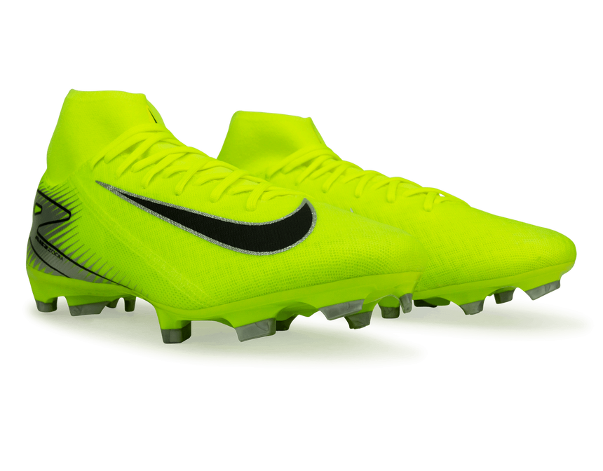 Nike Men's Zoom Mercurial Superfly 10 Academy FG/MG Volt/Black Together