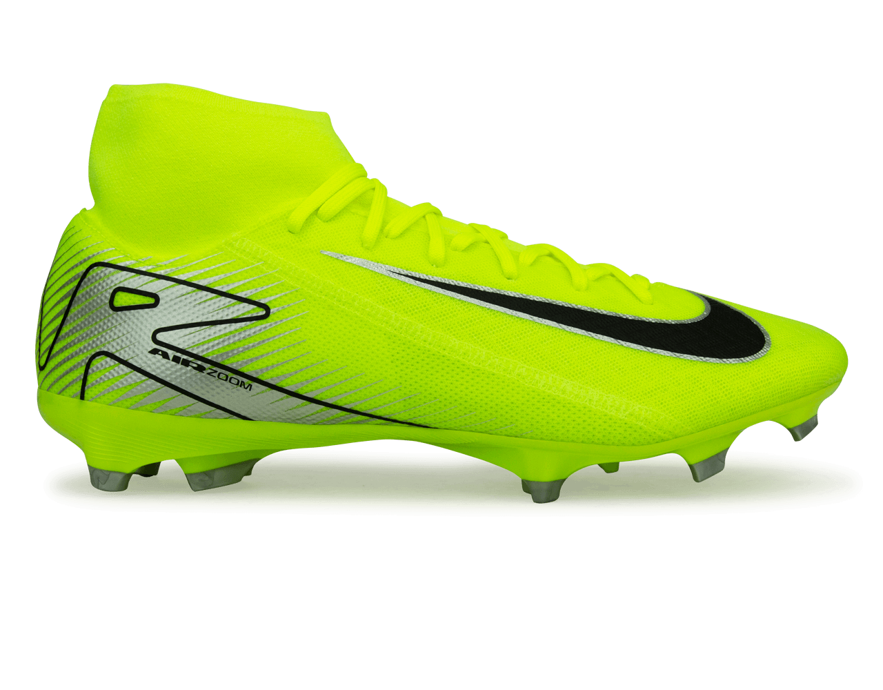 Nike Men s Zoom Mercurial Superfly 10 Academy FG MG Volt Black Azteca Soccer
