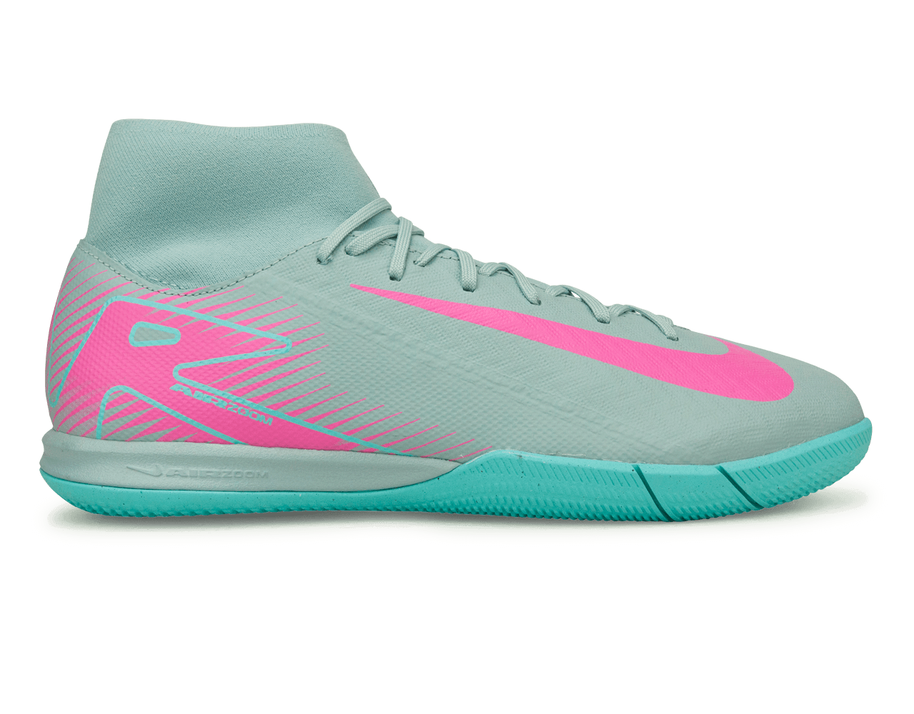 Nike Men's Zoom Mercurial Supefly 10 Academy IC Ocean Cube/Pink