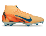 Nike Men's Zoom Mercurial Superfly 10 Academy 'Kylian Mbape' FG/MG Melon Tint/Igloo Side