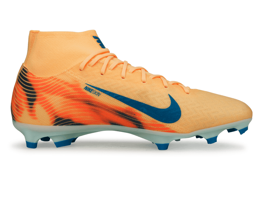 Nike Men's Zoom Mercurial Superfly 10 Academy 'Kylian Mbape' FG/MG Melon Tint/Igloo Side