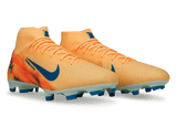 Nike Men's Zoom Mercurial Superfly 10 Academy 'Kylian Mbape' FG/MG Melon Tint/Igloo Together
