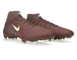 Nike Men's Zoom Mercurial Superfly 10 Academy 'Kylian Mbappe' FG/MG Plum Eclipse/Metallic Silver Together