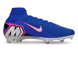 Nike Men's Zoom Mercurial Superfly 10 Elite FG Blue/White Side