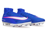 Nike Men's Zoom Mercurial Superfly 10 Elite FG Blue/White Together